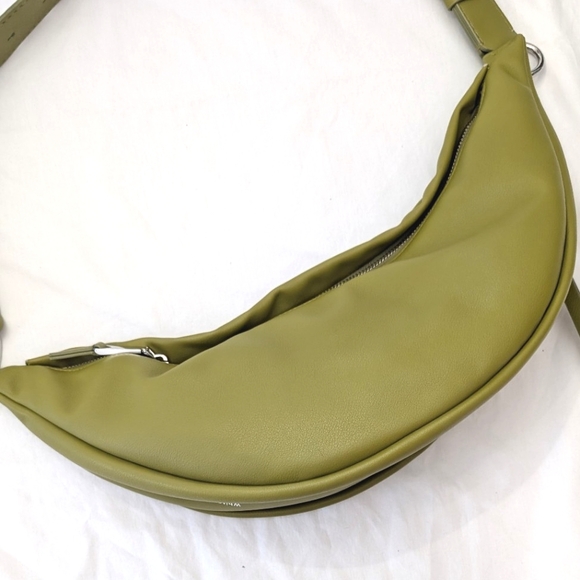 Proenza Schouler White Label Stanton Leather Sling Bag in Moss - Picture 4 of 13